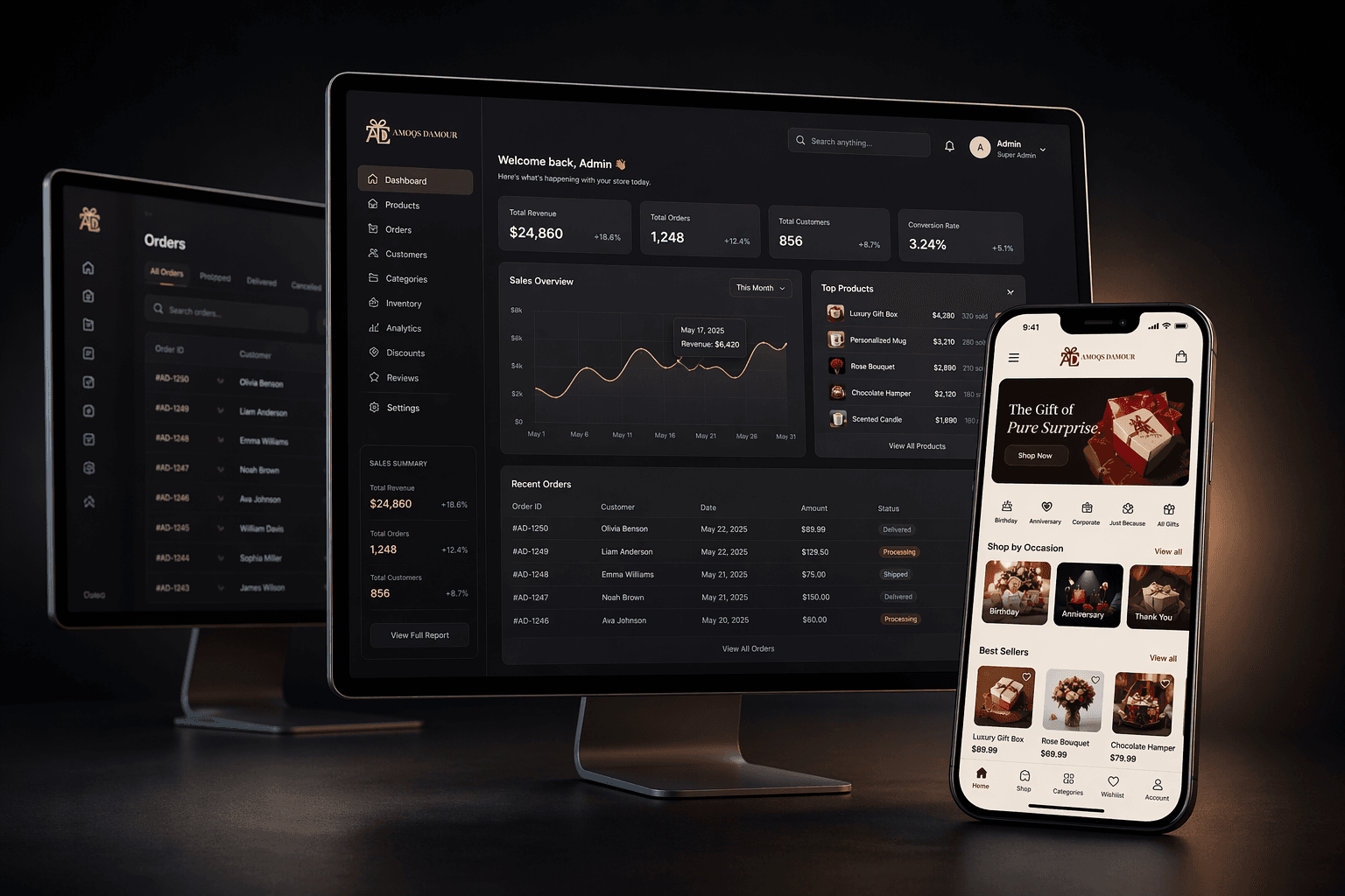 Amoqs Damour project preview